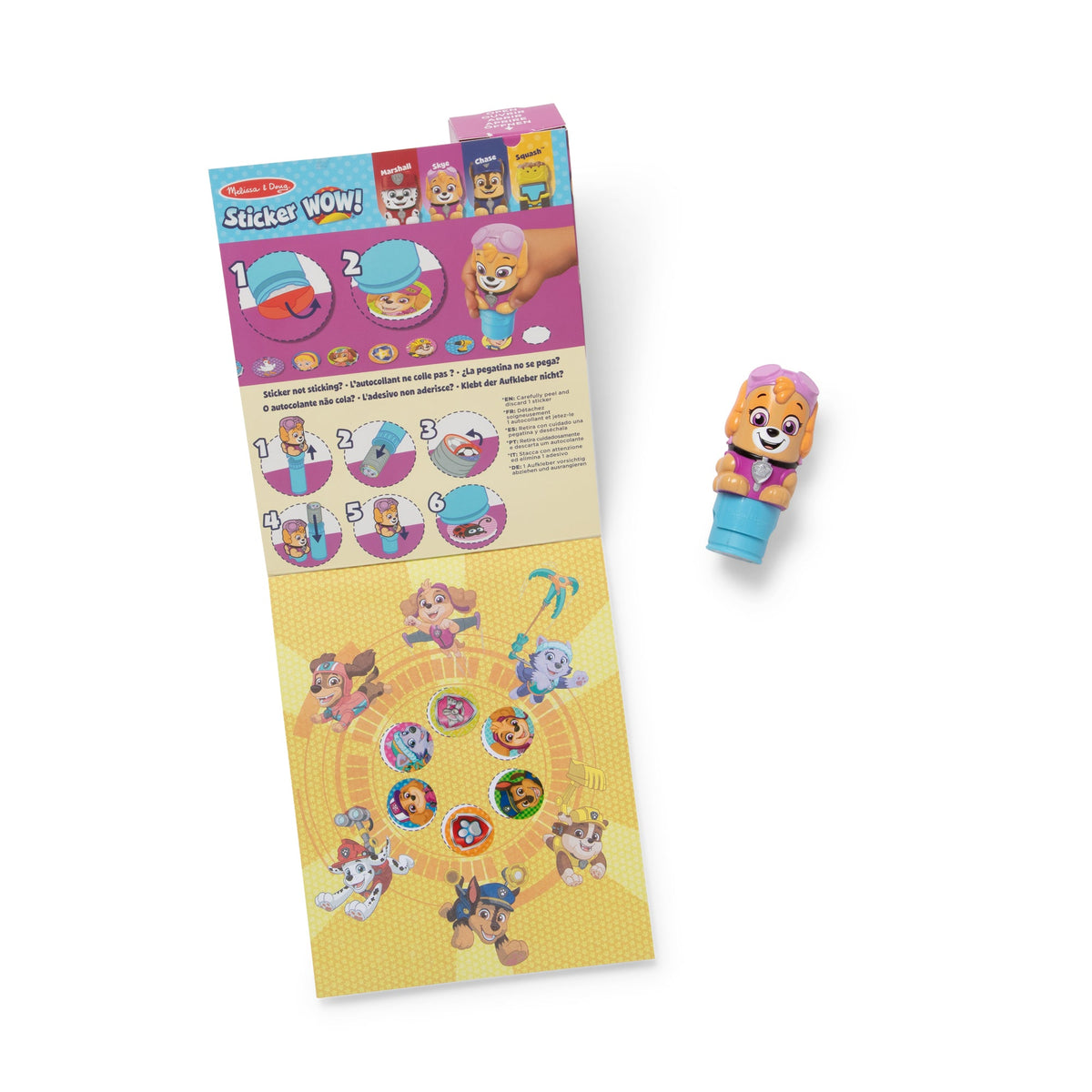 Melissa and Doug Sticker WOWTM Activity Pad Sticker Stamper - PAW Patrol Skye