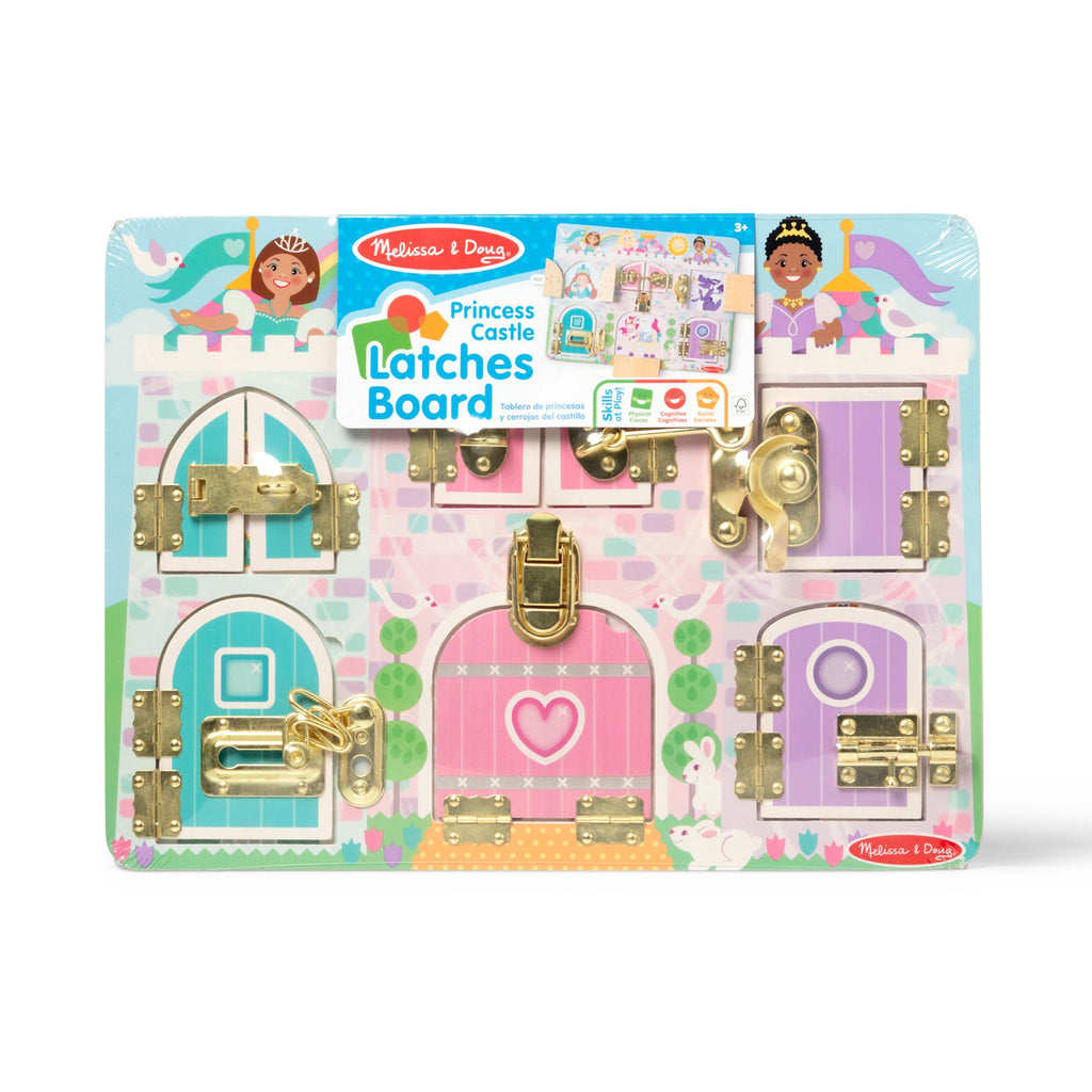 Melissa and Doug Princess Castle Latches Board