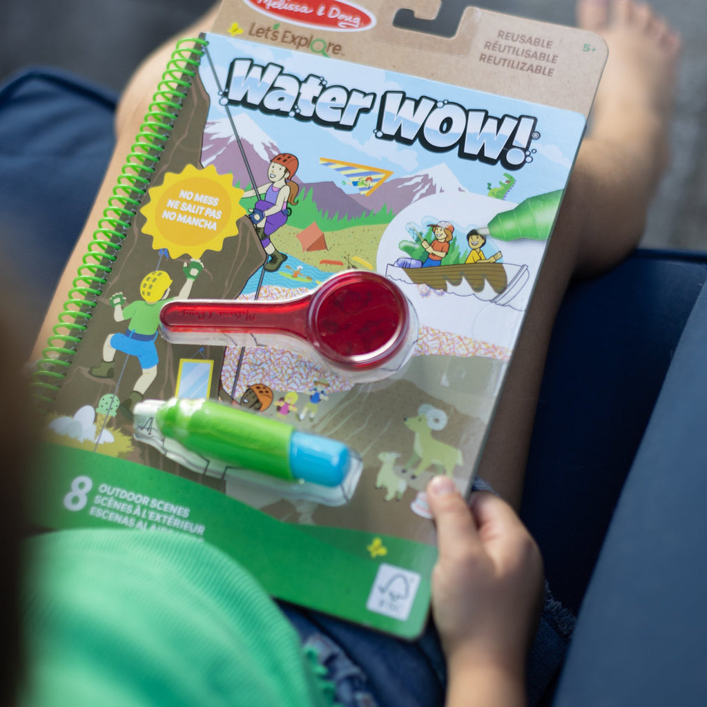 Melissa and Doug Lets Explore Water Wow Outdoor Adventure Deluxe Water-Reveal Pad