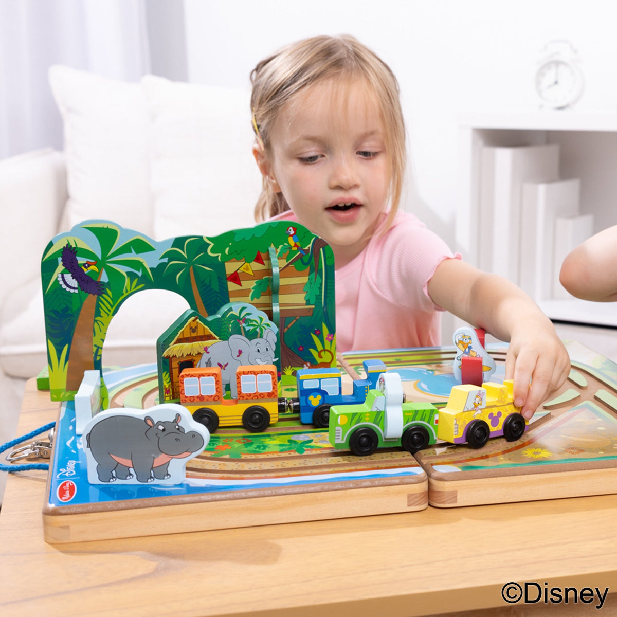 Melissa and Doug Disney Take-Along Safari Wooden Play Set