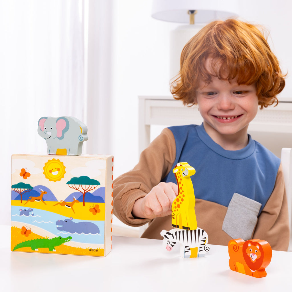 Melissa and Doug Wooden Animal Matching - Safari