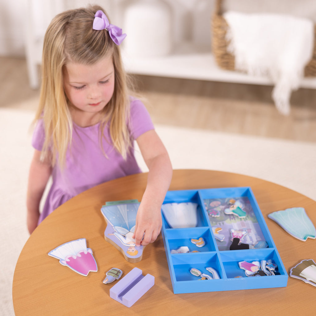 Melissa and Doug Disney Cinderella Wooden Magnetic Dress-Up