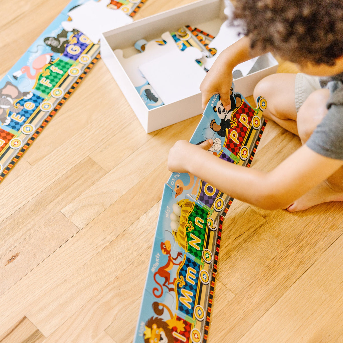 Melissa and Doug Alphabet Express Floor Puzzle - 27 Pieces