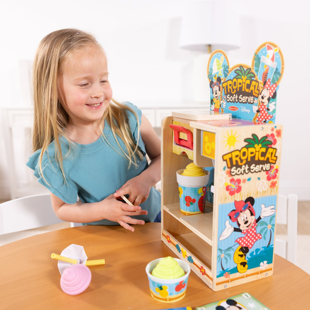 Melissa and Doug Disney Tropical Soft Serve Wooden Play Set
