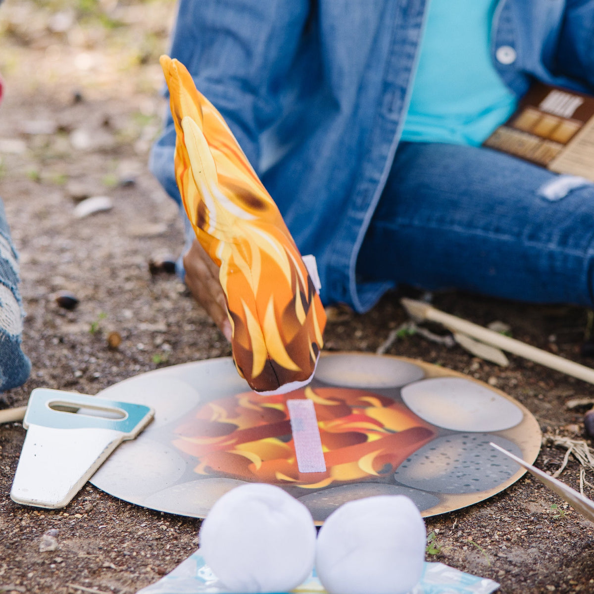 Melissa and Doug Lets Explore Campfire SMores Play Set