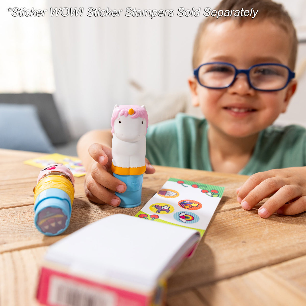 Melissa and Doug Sticker WOW Mini Activity Pad Refill Stickers - Favorite Things 200 Stickers Stamper Not Included