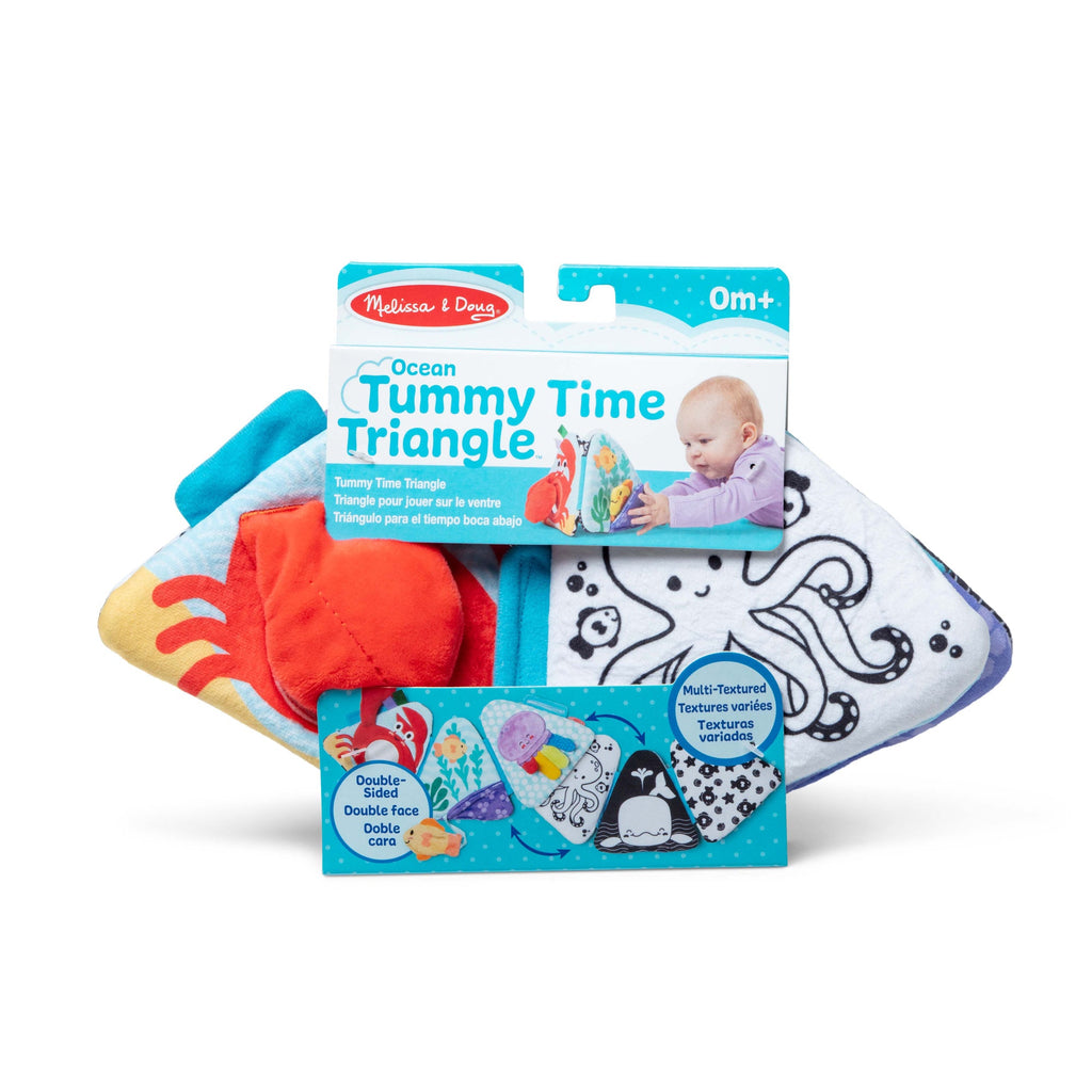 Melissa and Doug Ocean Tummy Time Triangle Baby Toy