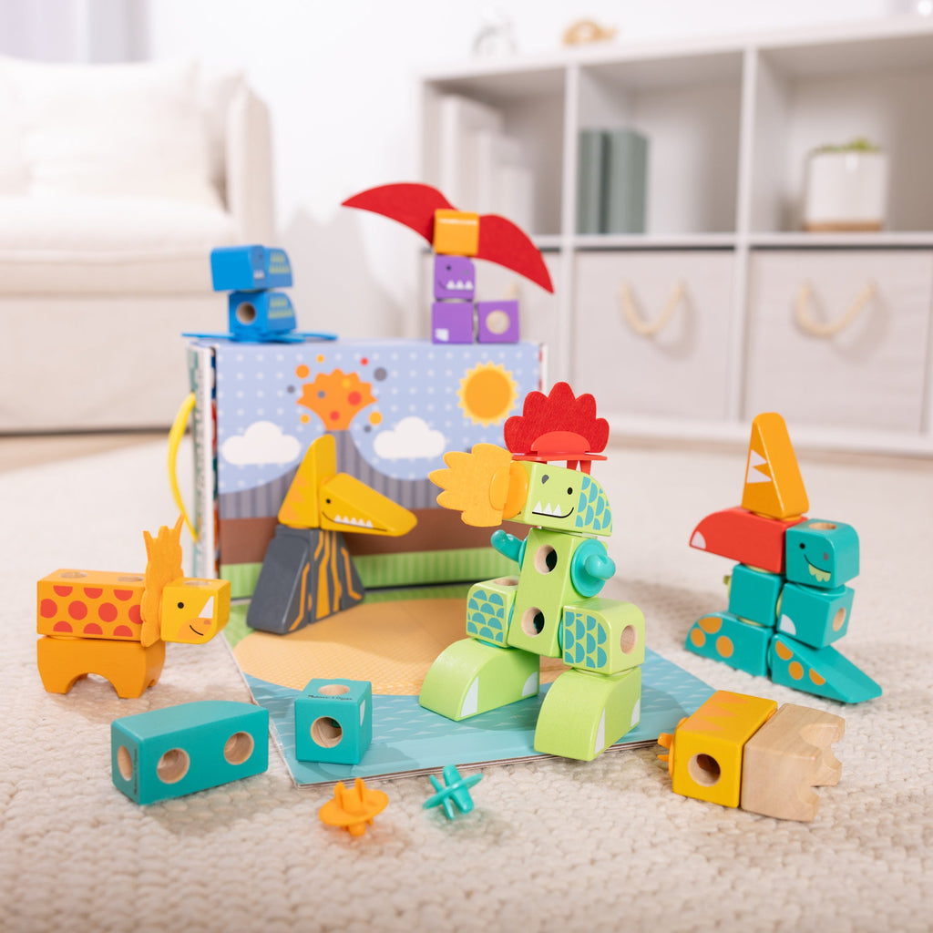 Melissa and Doug BlockablesTM Dinosaur Play Set