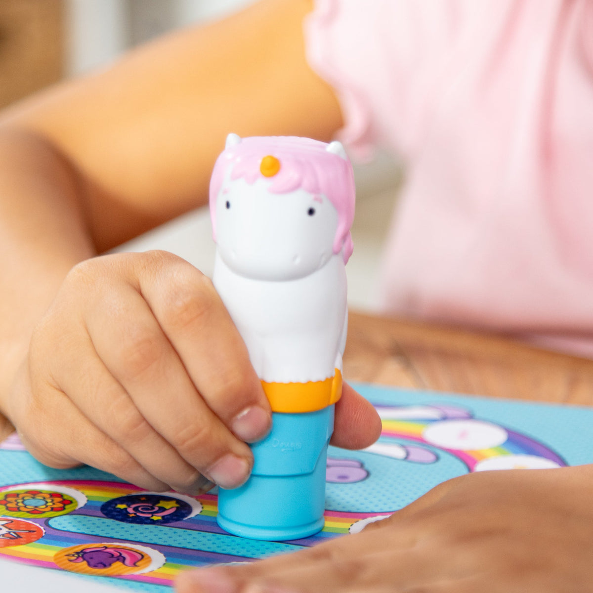 Melissa and Doug Sticker WOW Activity Pad Sticker Stamper 12-PACK - Unicorn