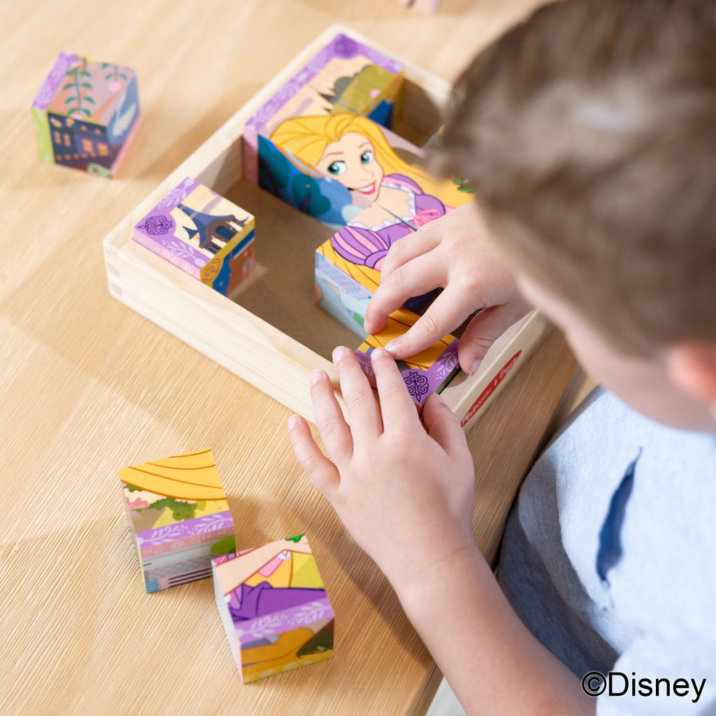 Melissa and Doug Disney Princess Wooden Cube Puzzle