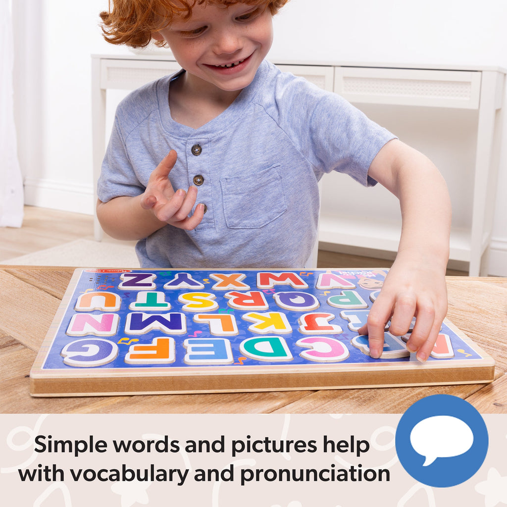 Melissa and Doug Ms RachelTM Wooden Phonics Alphabet Sound Puzzle - 26 Pieces