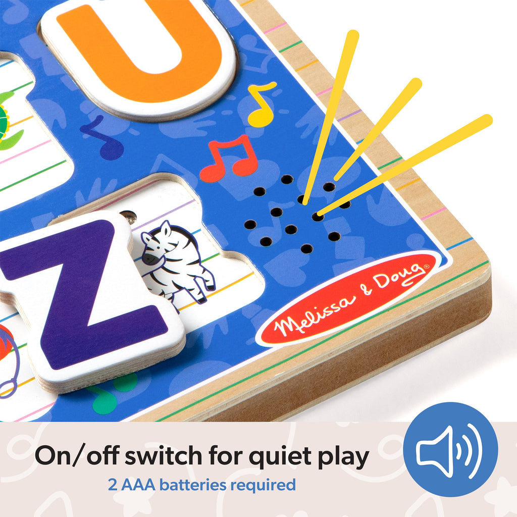 Melissa and Doug Ms RachelTM Wooden Phonics Alphabet Sound Puzzle - 26 Pieces