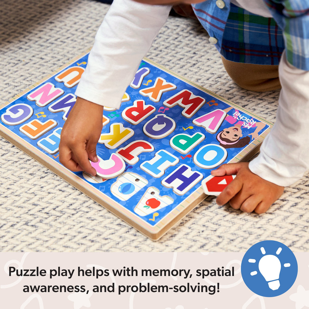 Melissa and Doug Ms RachelTM Wooden Phonics Alphabet Sound Puzzle - 26 Pieces