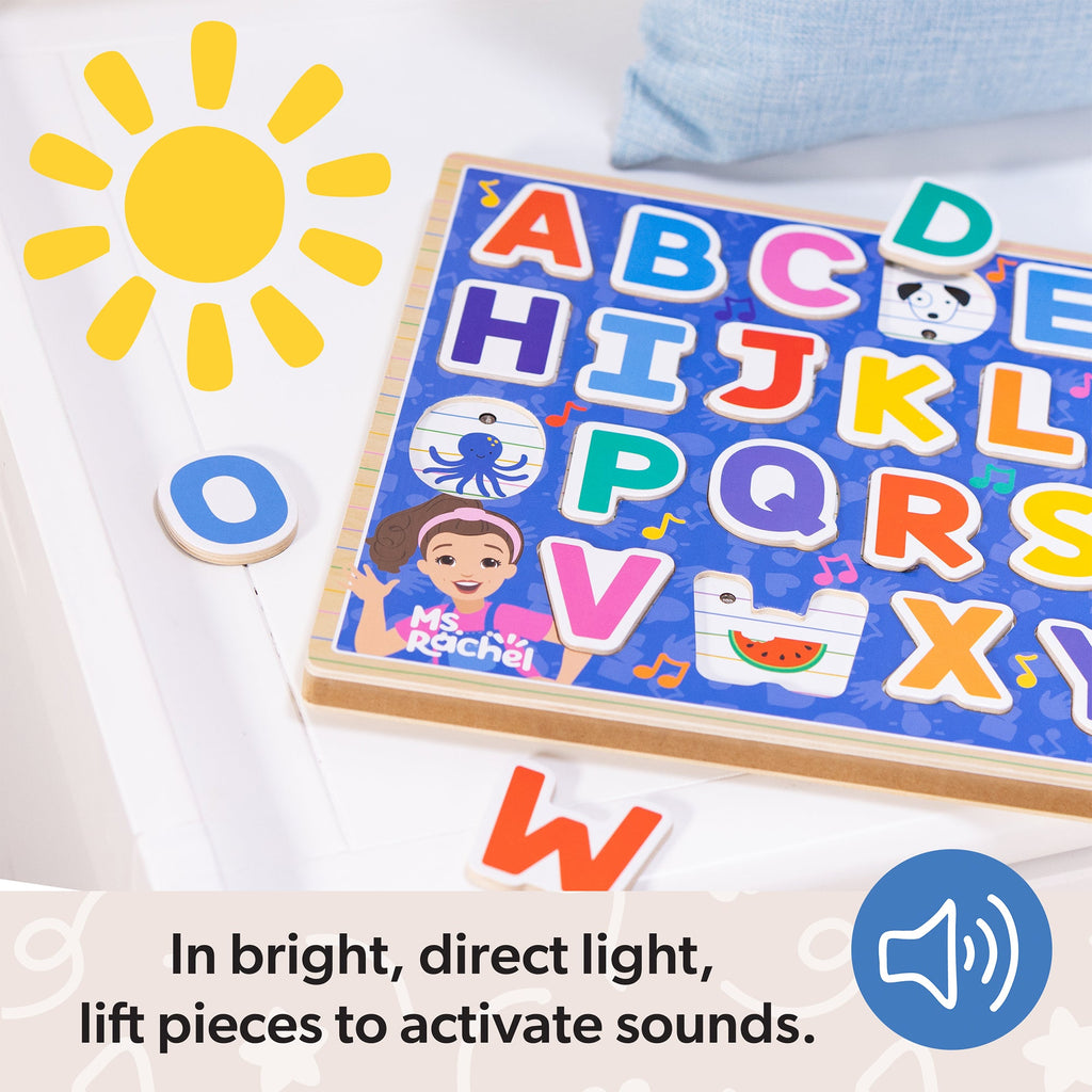 Melissa and Doug Ms RachelTM Wooden Phonics Alphabet Sound Puzzle - 26 Pieces