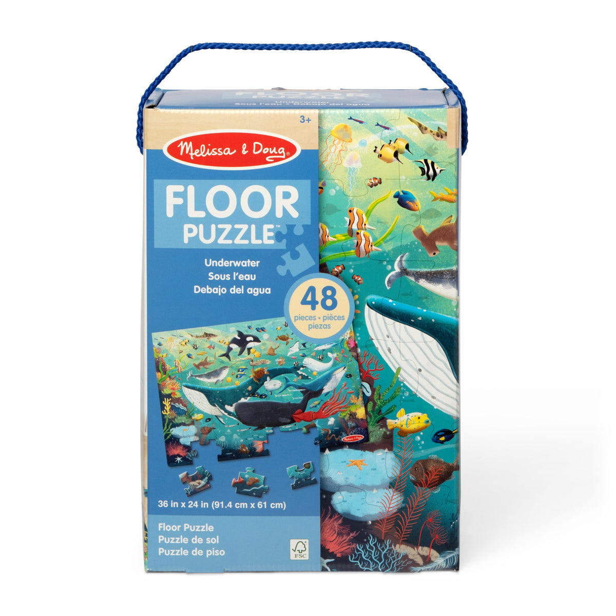 Melissa and Doug Underwater Floor Puzzle - 48 Pieces