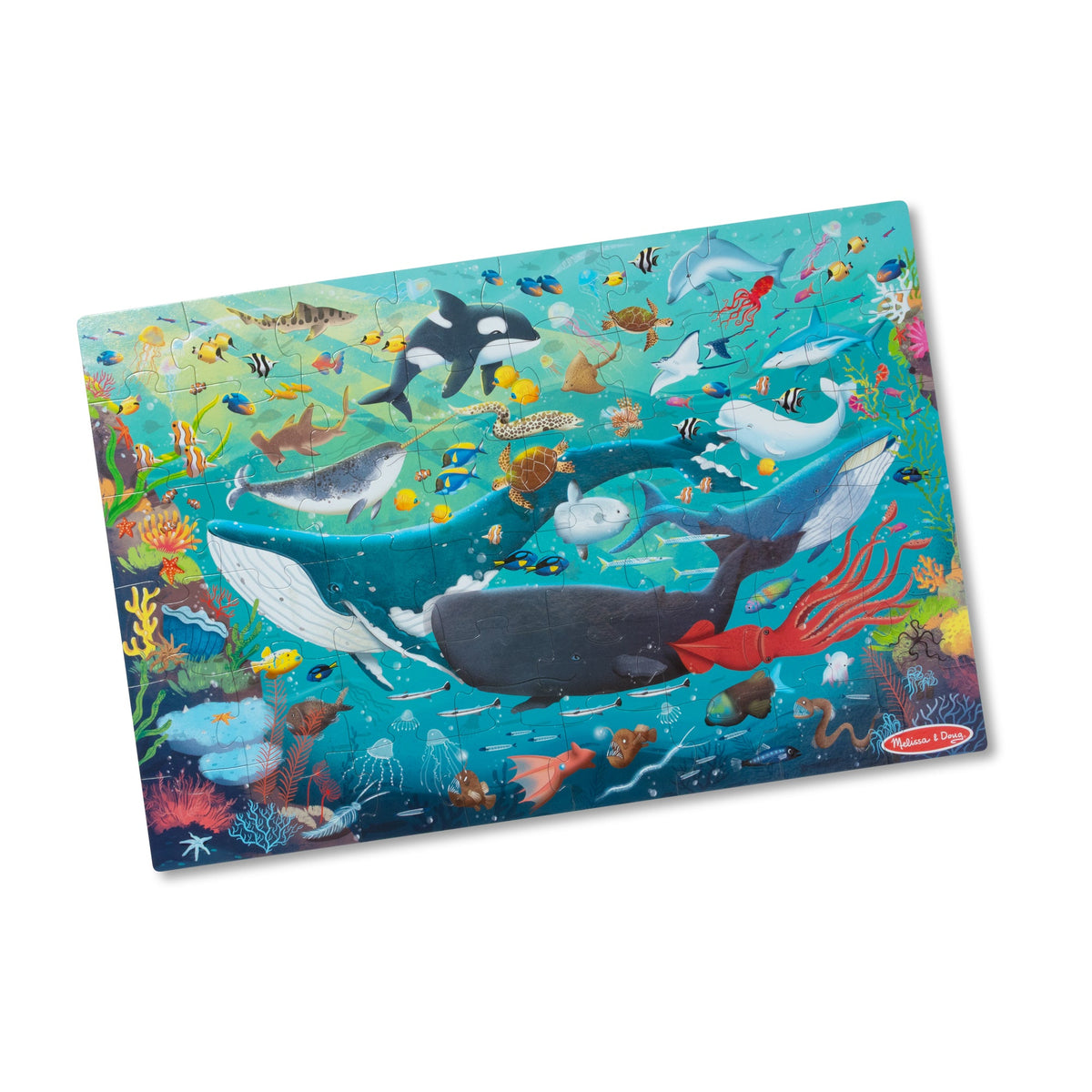 Melissa and Doug Underwater Floor Puzzle - 48 Pieces