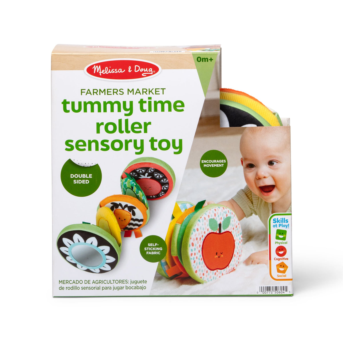 Melissa and Doug Farmers Market Tummy Time Roller Toy