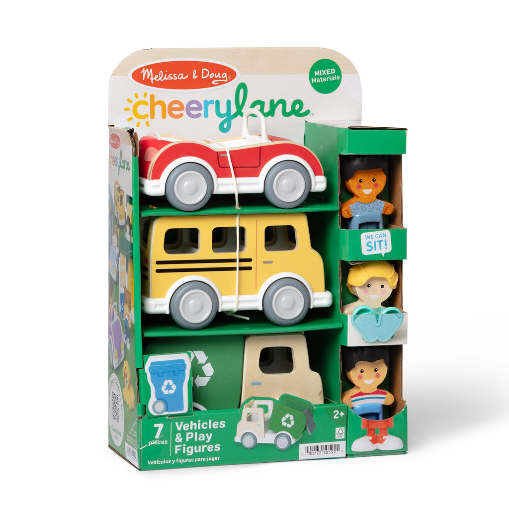 Melissa and Doug Cheery LaneTM Vehicles Play Set