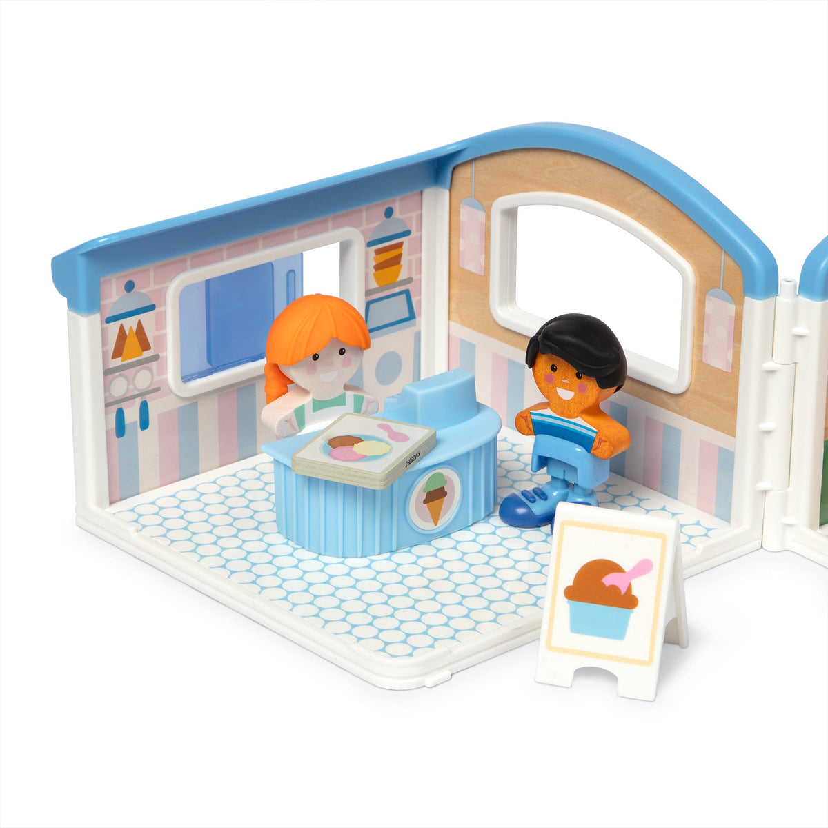 Melissa and Doug Cheery LaneTM Ice Cream and Pizza Play Set