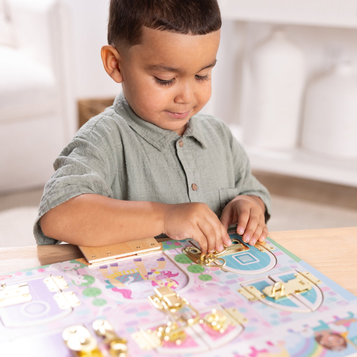 Melissa and Doug Princess Castle Latches Board