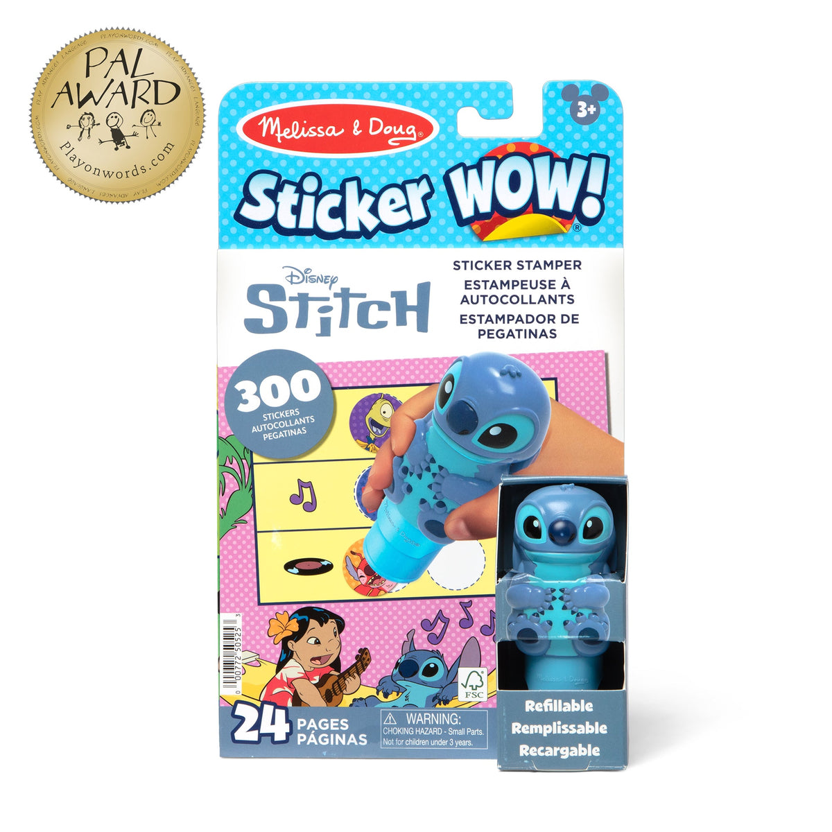 Melissa and Doug Sticker WOWTM Disney Stitch Activity Pad Sticker Stamper