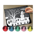 Melissa and Doug Scratch Art Paper - Solid Color Assortment 60 sheets