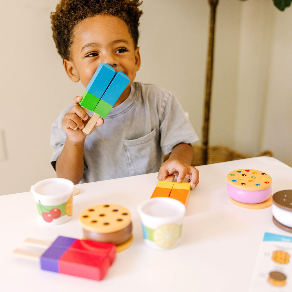 Melissa and Doug Wooden Frozen Treats Play Set