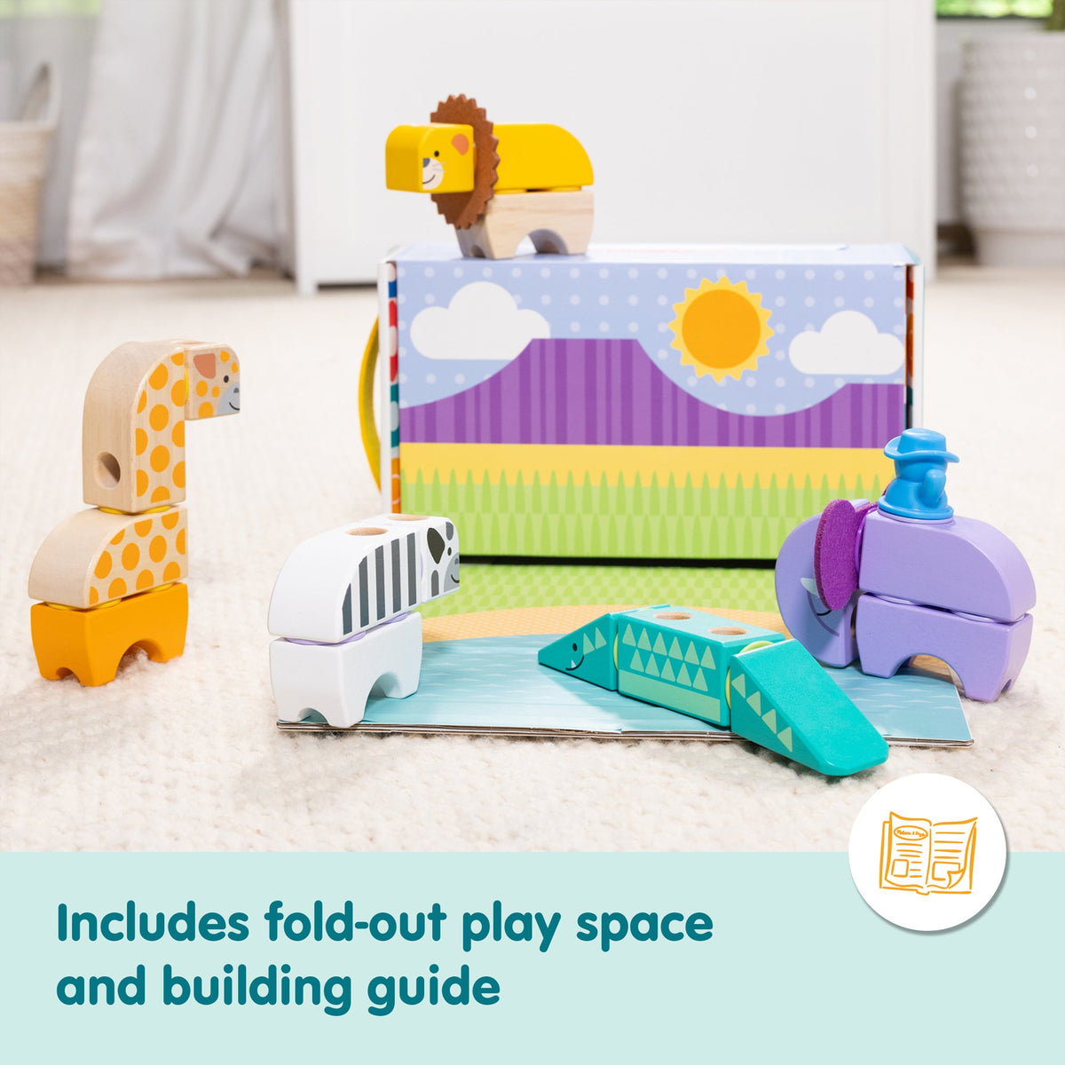 Melissa and Doug BlockablesTM Safari Play Set