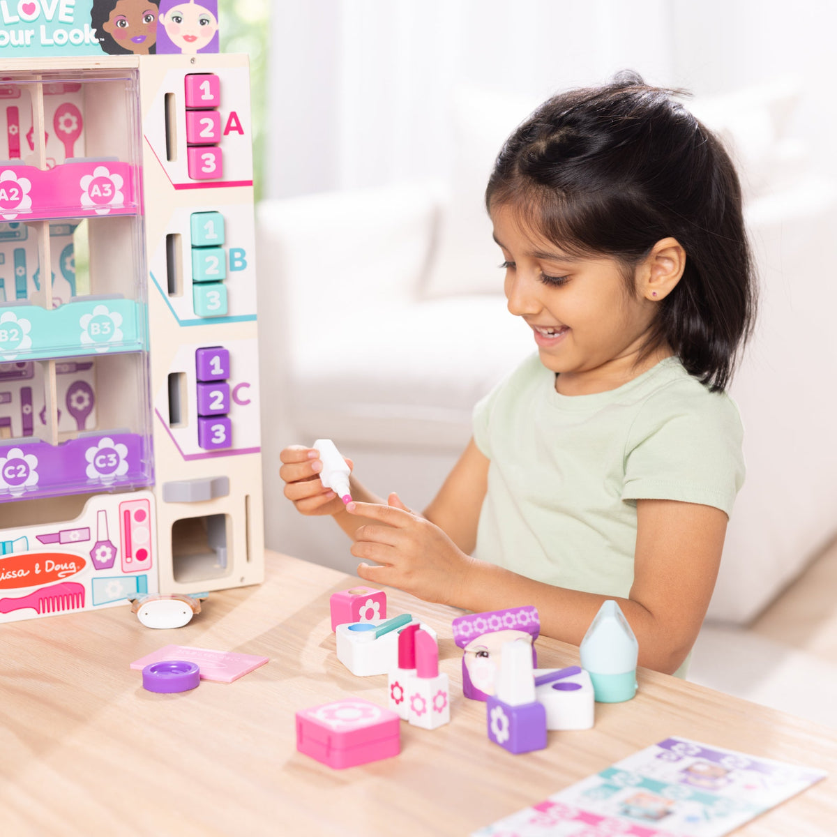 Melissa and Doug Sort Stock Select Beauty Kiosk Play Set