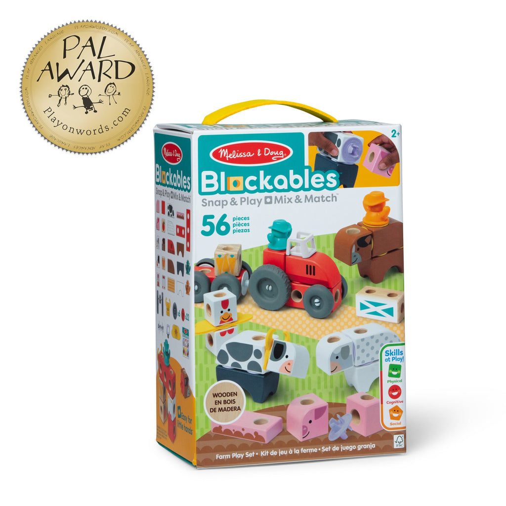 Melissa and Doug BlockablesTM Farm Play Set