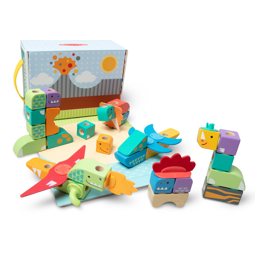 Melissa and Doug BlockablesTM Dinosaur Play Set