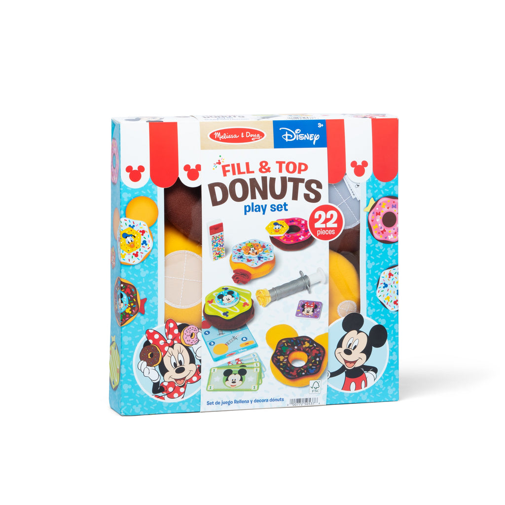 Melissa and Doug Disney Fill and Top Character Donuts Play Set