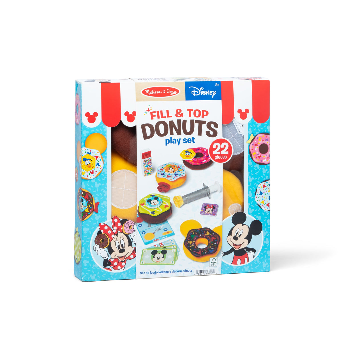 Melissa and Doug Disney Fill and Top Character Donuts Play Set