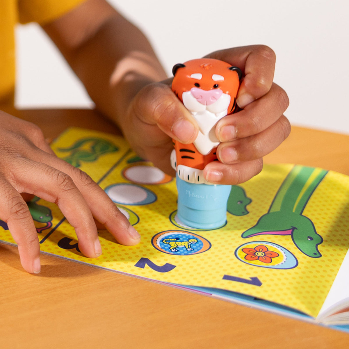 Melissa and Doug Sticker WOWTM Activity Pad Sticker Stamper - Tiger