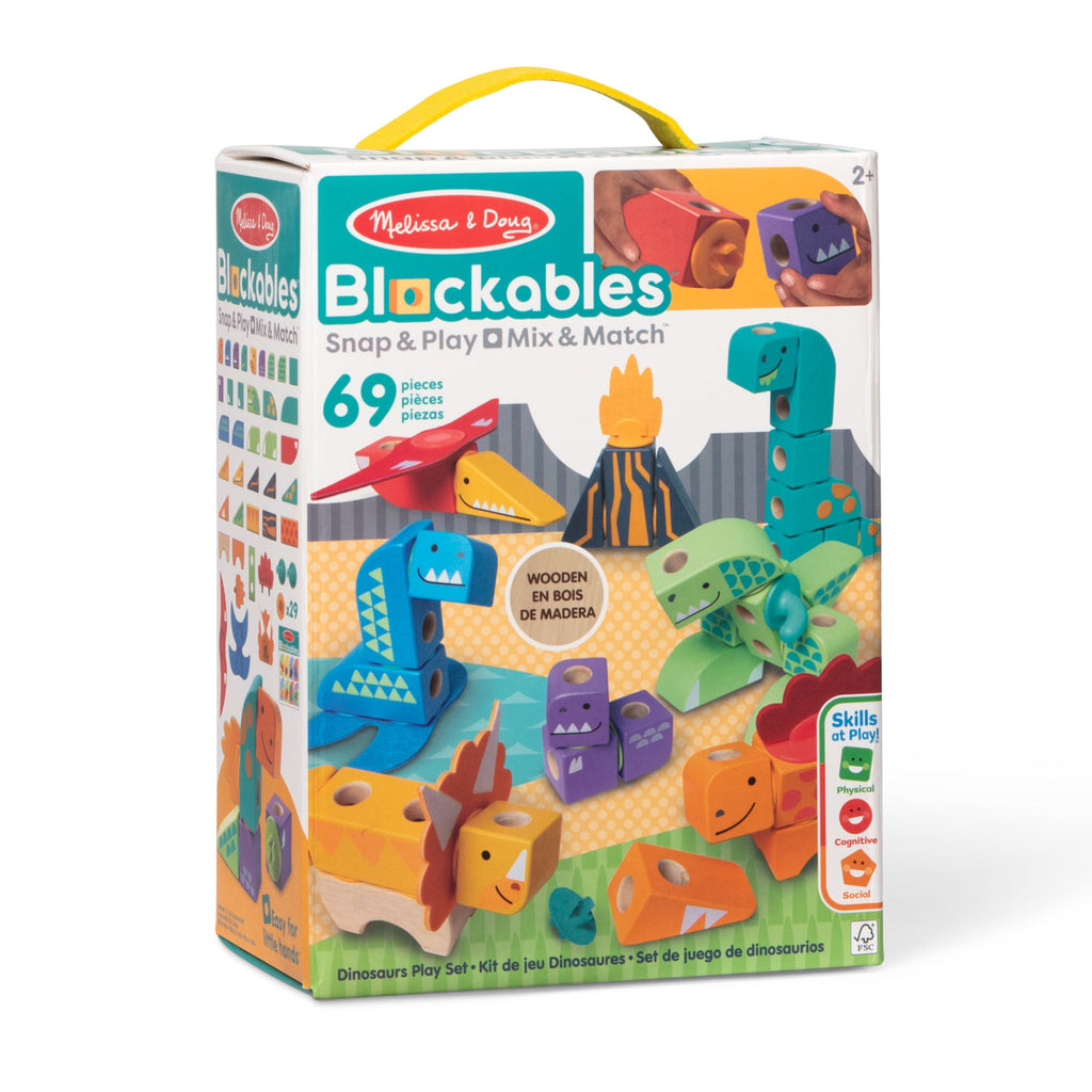 Melissa and Doug BlockablesTM Dinosaur Play Set