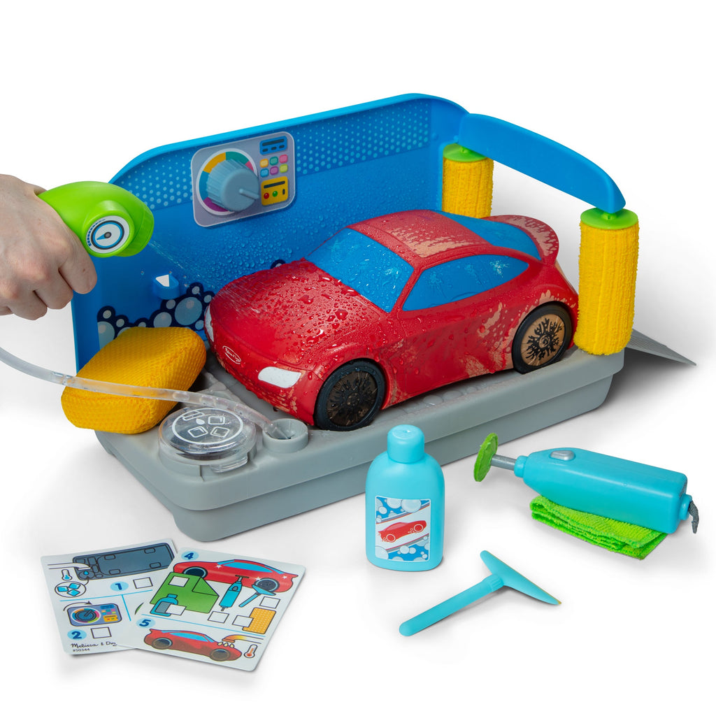 Melissa and Doug Spray Shine Car Wash Play Set