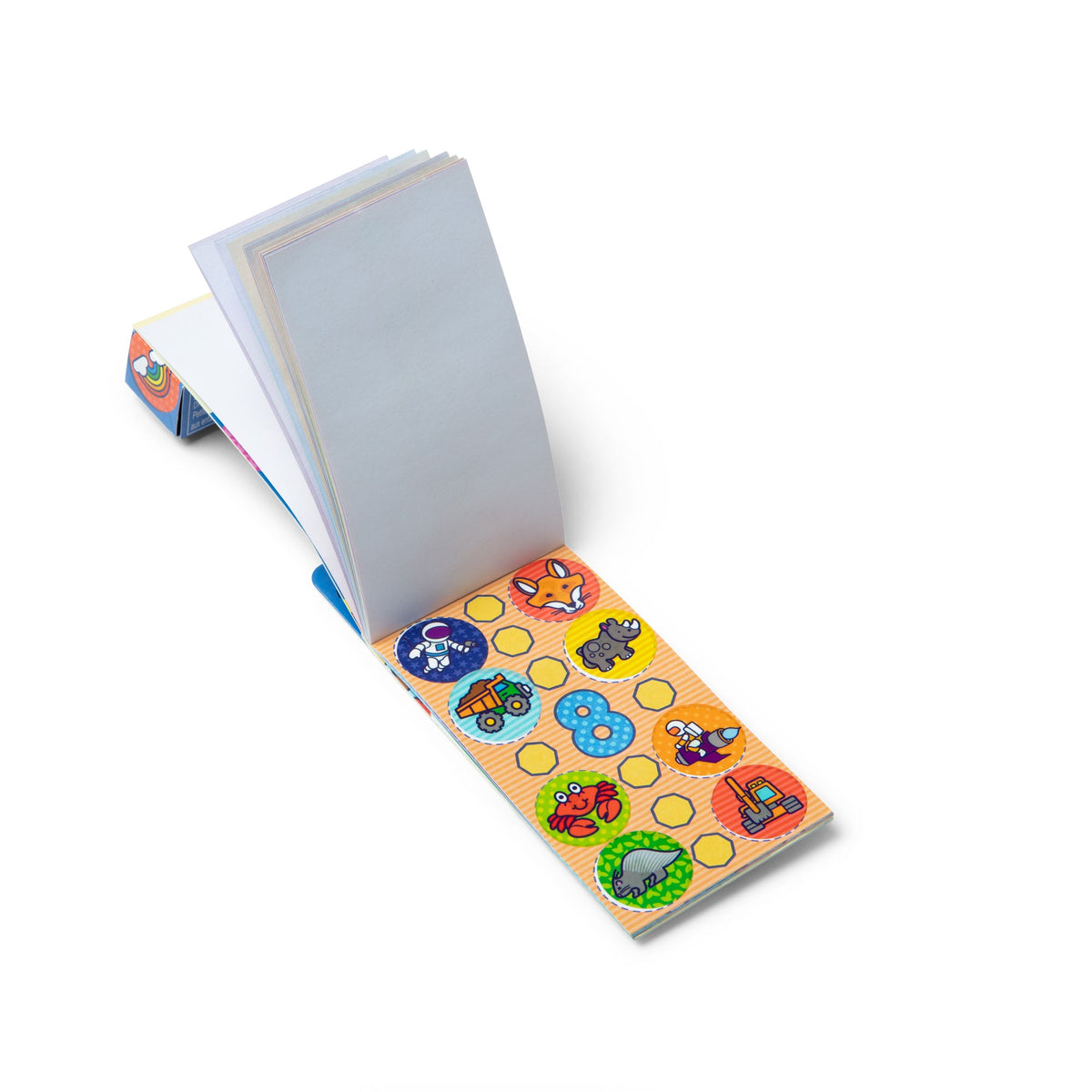 Melissa and Doug Sticker WOW Mini Activity Pad Refill Stickers - Surprise Pack 1 200 Stickers Stamper Not Included