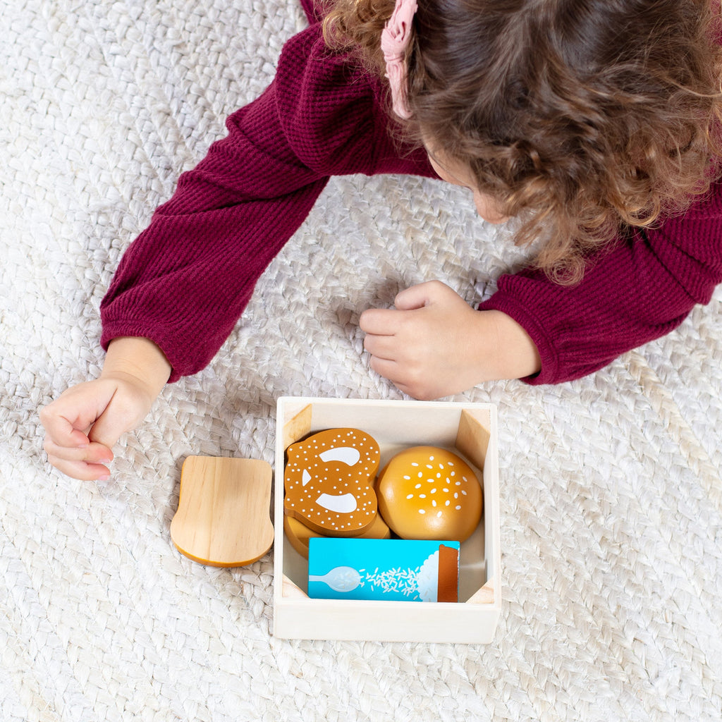 Melissa and Doug Wooden Food Groups Play Set Grains