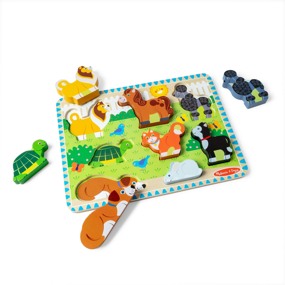 Melissa and Doug Pets Chunky Puzzle - 8 Pieces