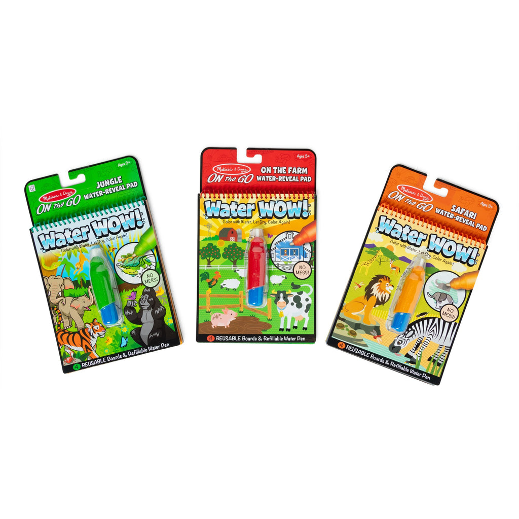 Melissa and Doug Water Wow 3-Pack Jungle Safari Farm