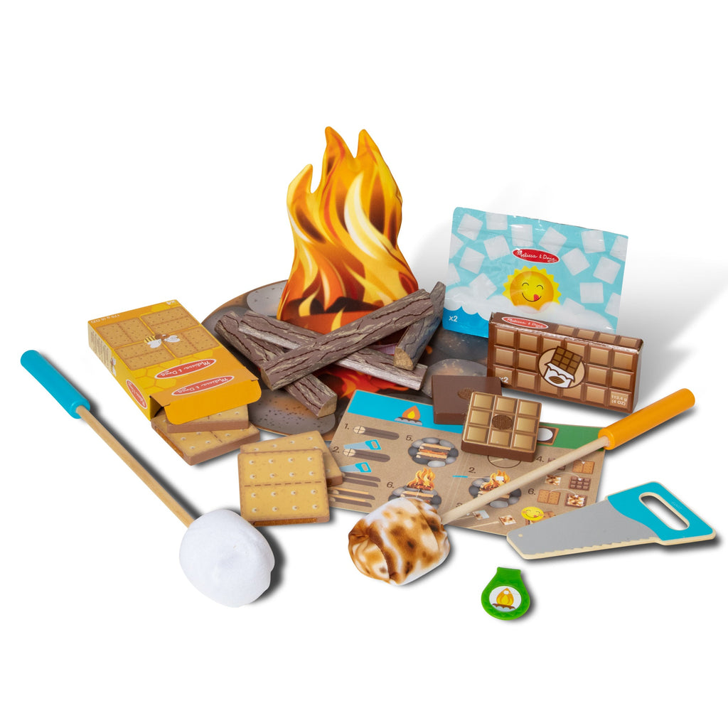 Melissa and Doug Lets Explore Campfire SMores Play Set
