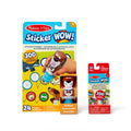 Melissa and Doug Sticker WOWTM Dog Bundle Activity Pad Sticker Stamper Mini Activity Pad and 200 Refill Stickers