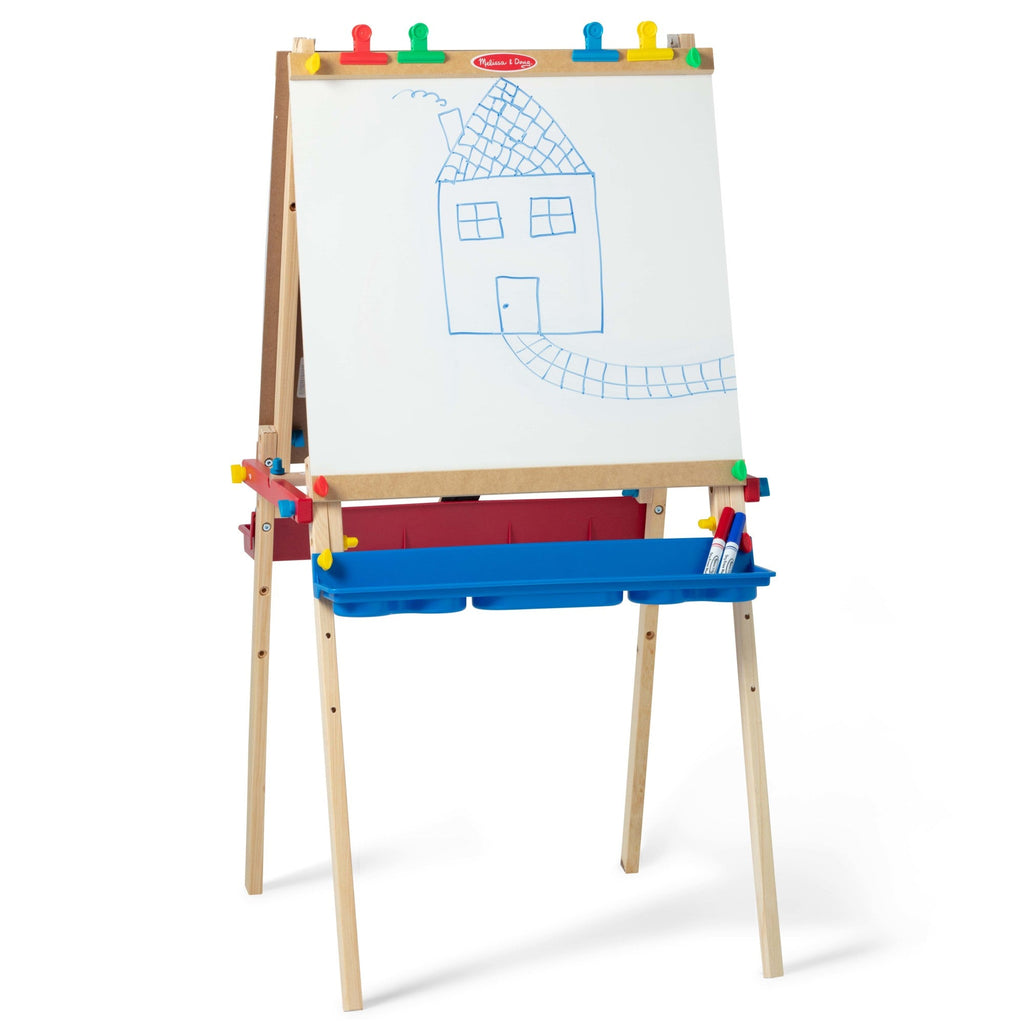 Melissa and Doug Deluxe Wooden Standing Art Easel