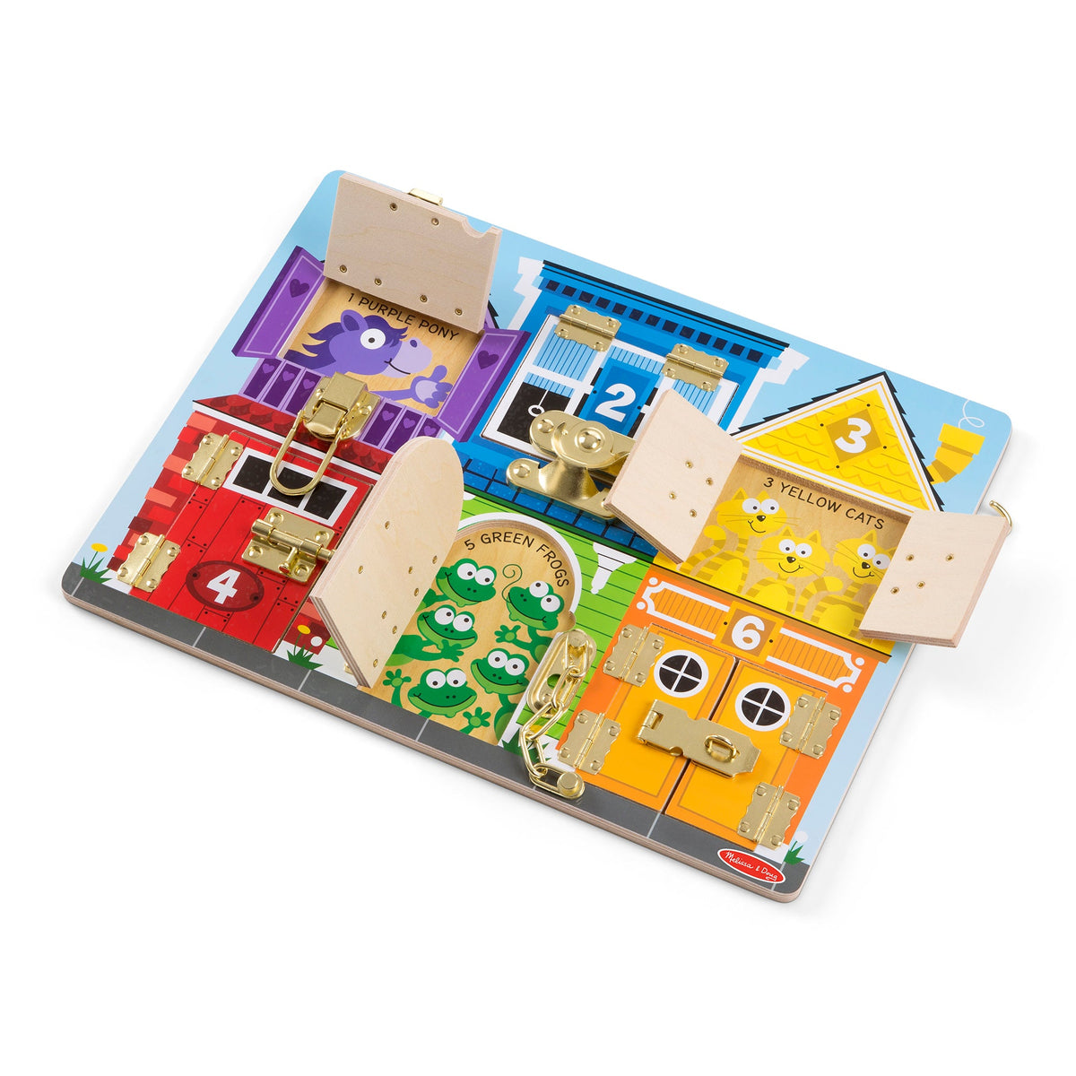 Melissa and Doug Wooden Latches Board