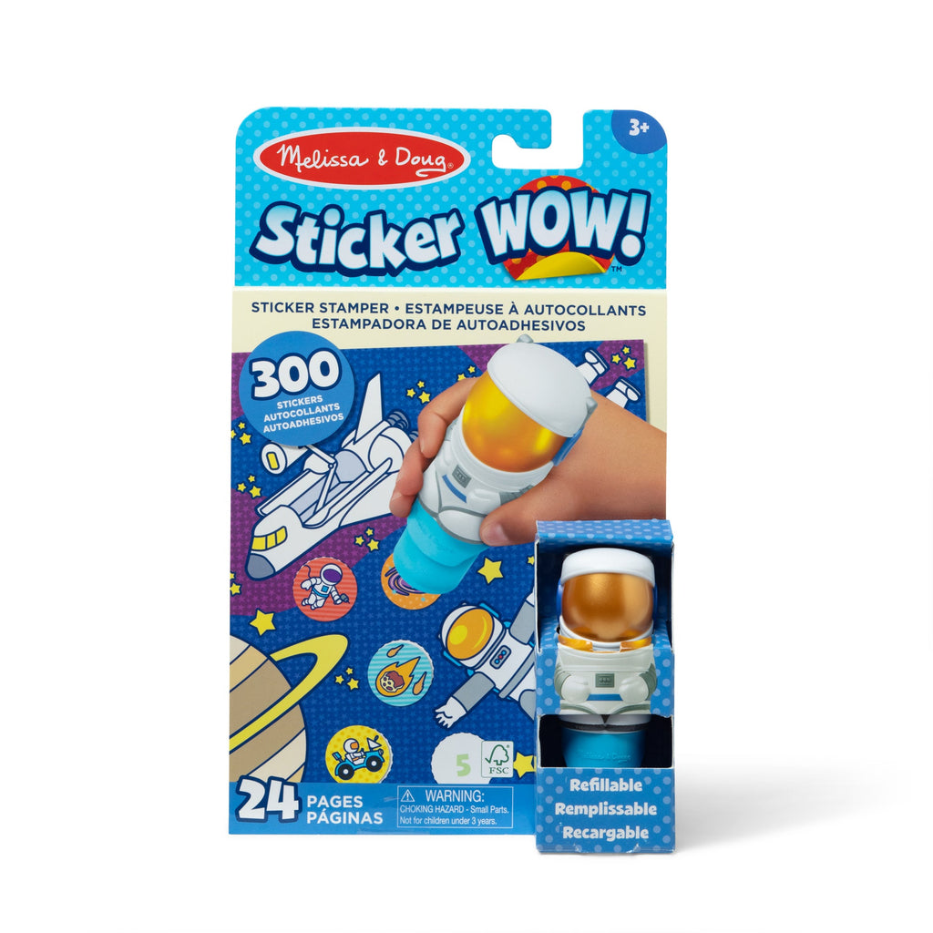 Melissa and Doug Sticker WOWTM Activity Pad Sticker Stamper - Astronaut