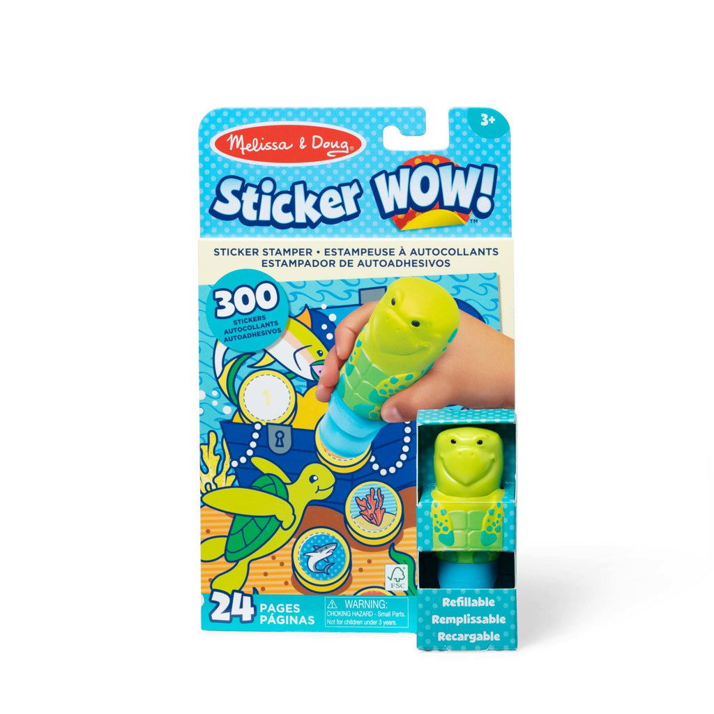 Melissa and Doug Sticker WOWTM Activity Pad Sticker Stamper - Sea Turtle