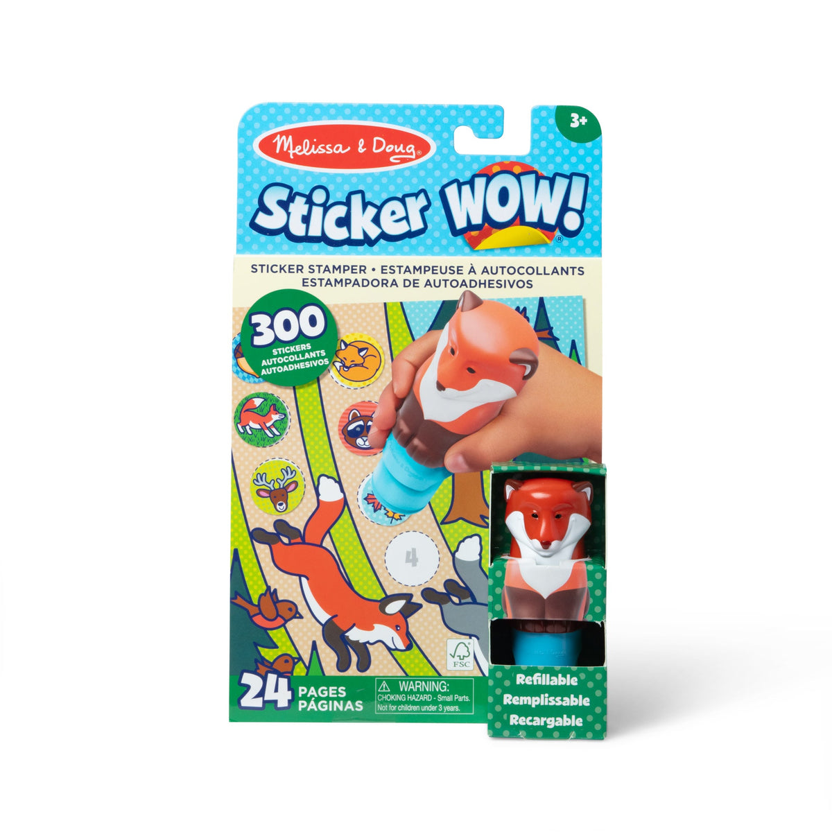 Melissa and Doug Sticker WOWTM Activity Pad Sticker Stamper - Fox