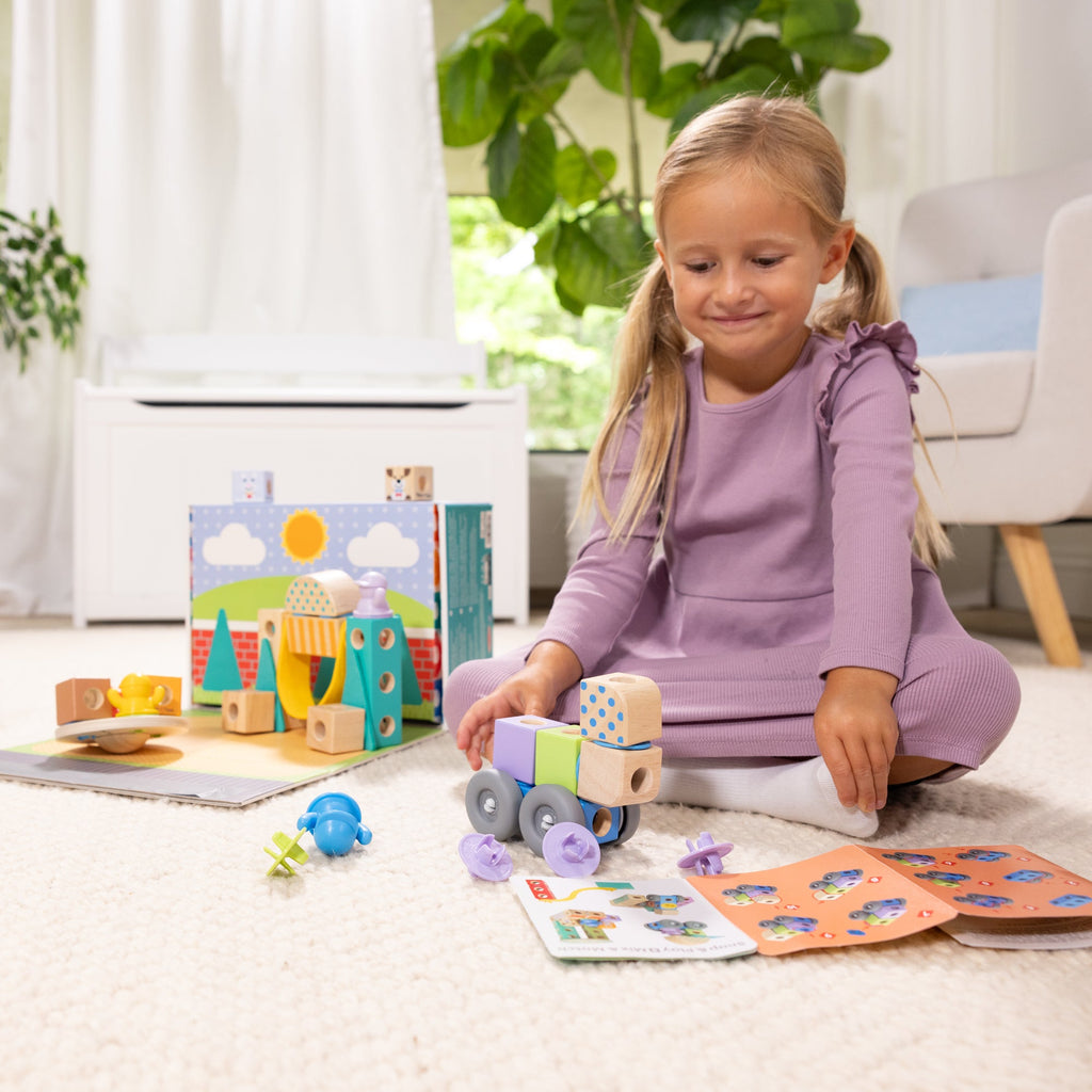 Melissa and Doug BlockablesTM Town Play Set
