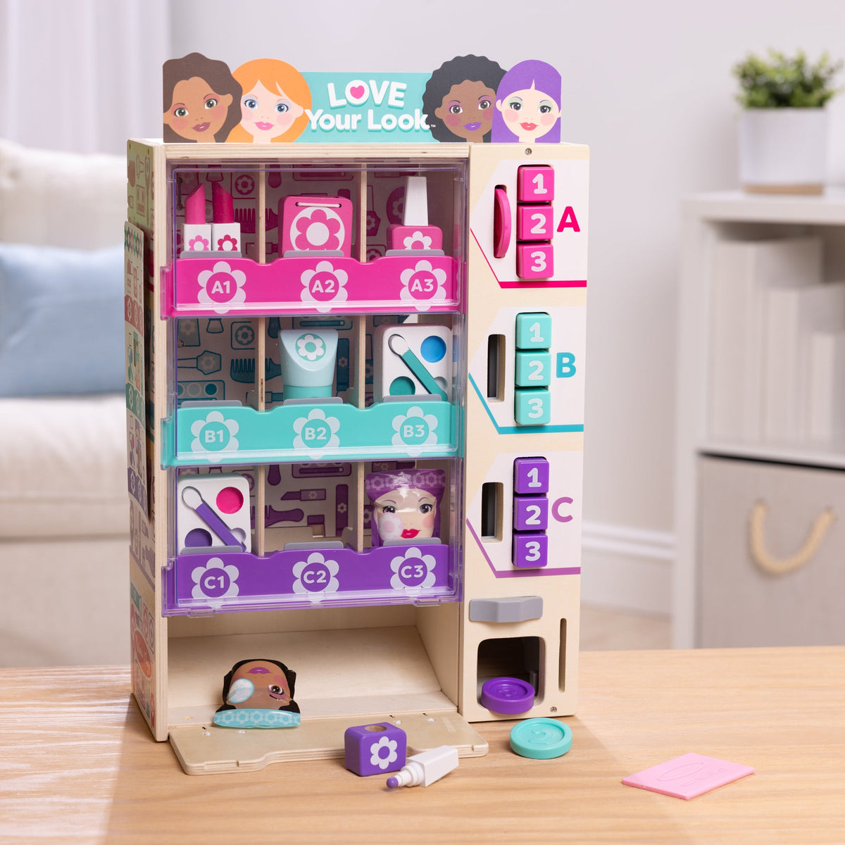 Melissa and Doug Sort Stock Select Beauty Kiosk Play Set