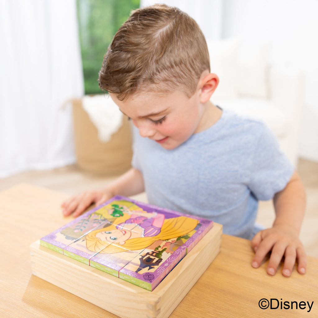 Melissa and Doug Disney Princess Wooden Cube Puzzle